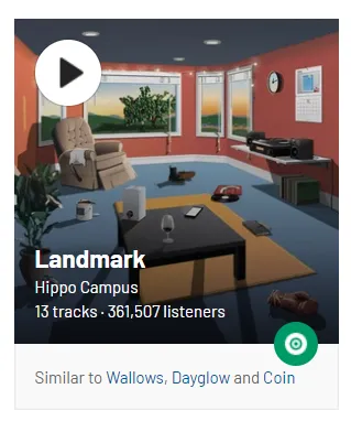 lastfm music recommendation page
